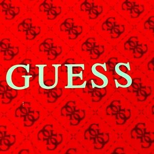 Guess Black suede heels 9.5